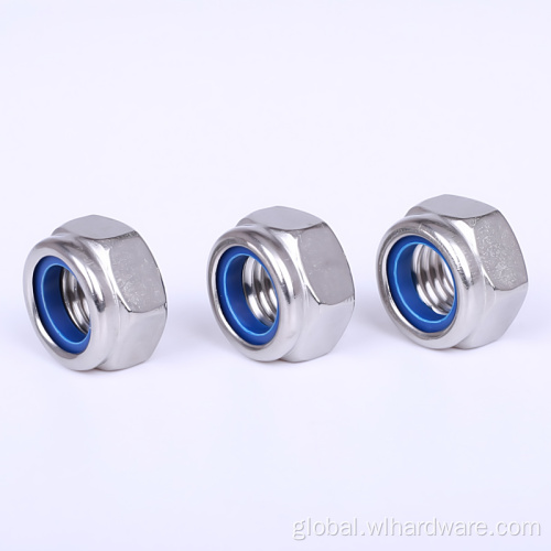 Stainless Steel Hex Nylon Locking Nuts